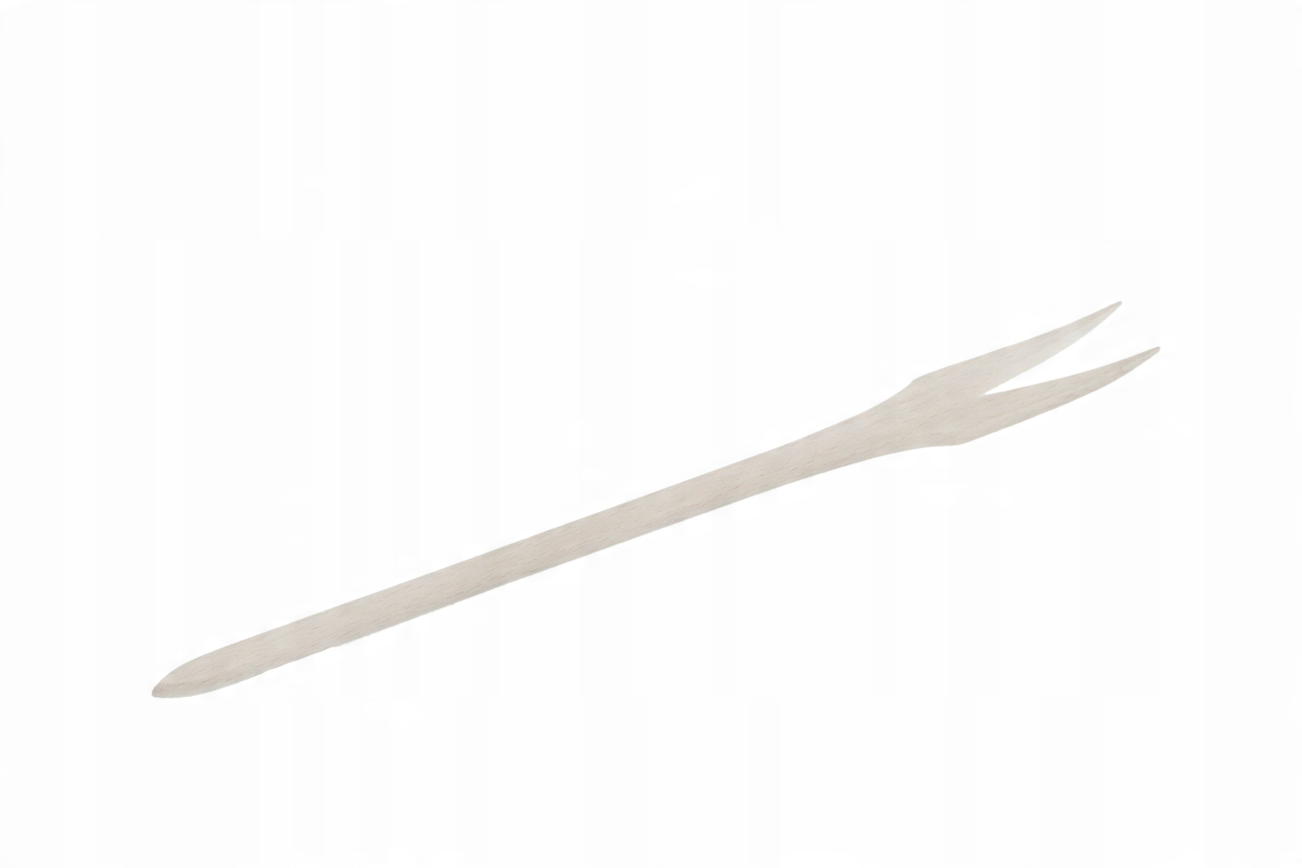 

Widelec Drewniany 25CM 2-zębowy do grilla teflonu