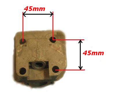KOMPLET PIŁA SPALINOWA CYLINDER +TŁOK KOSA NAC LID Marka Bossbulls