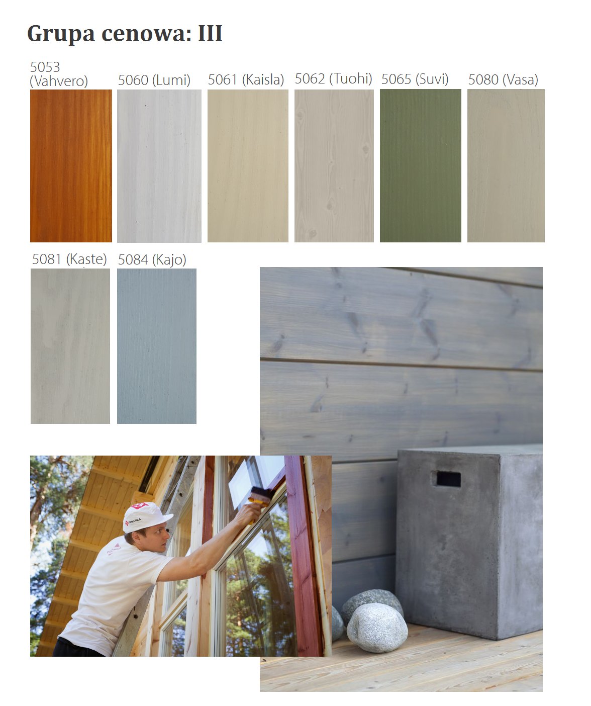 TIKKURILA Valtti Color New 9l IMPREGNAT gr. III Pojemność 9 l