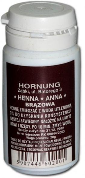 

Henna Anna Proszkowa Brązowa 50g Najlepsza