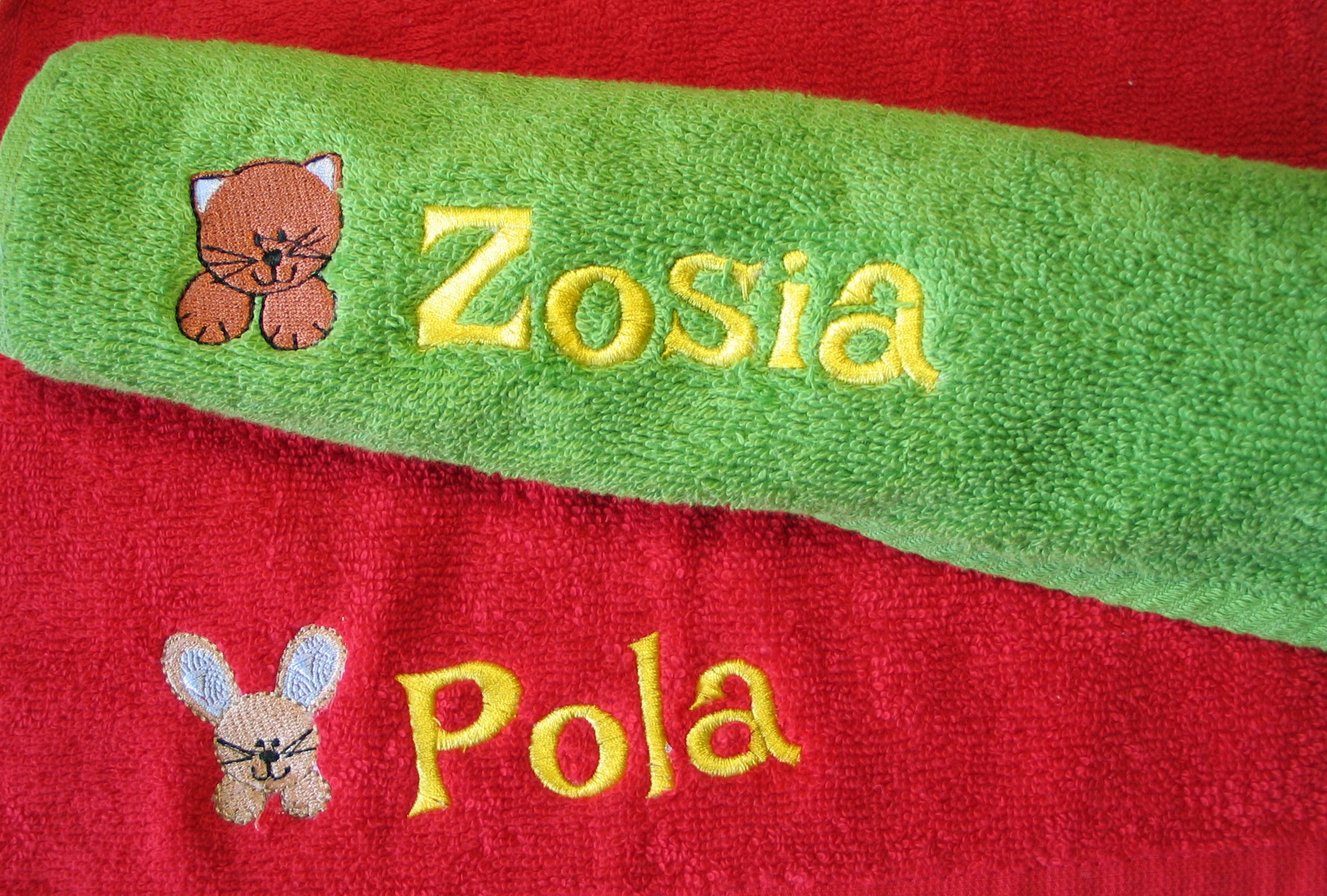 Ręcznik do przedszkola 30 x 50 przedszkolaka+ haft Długość 50 cm