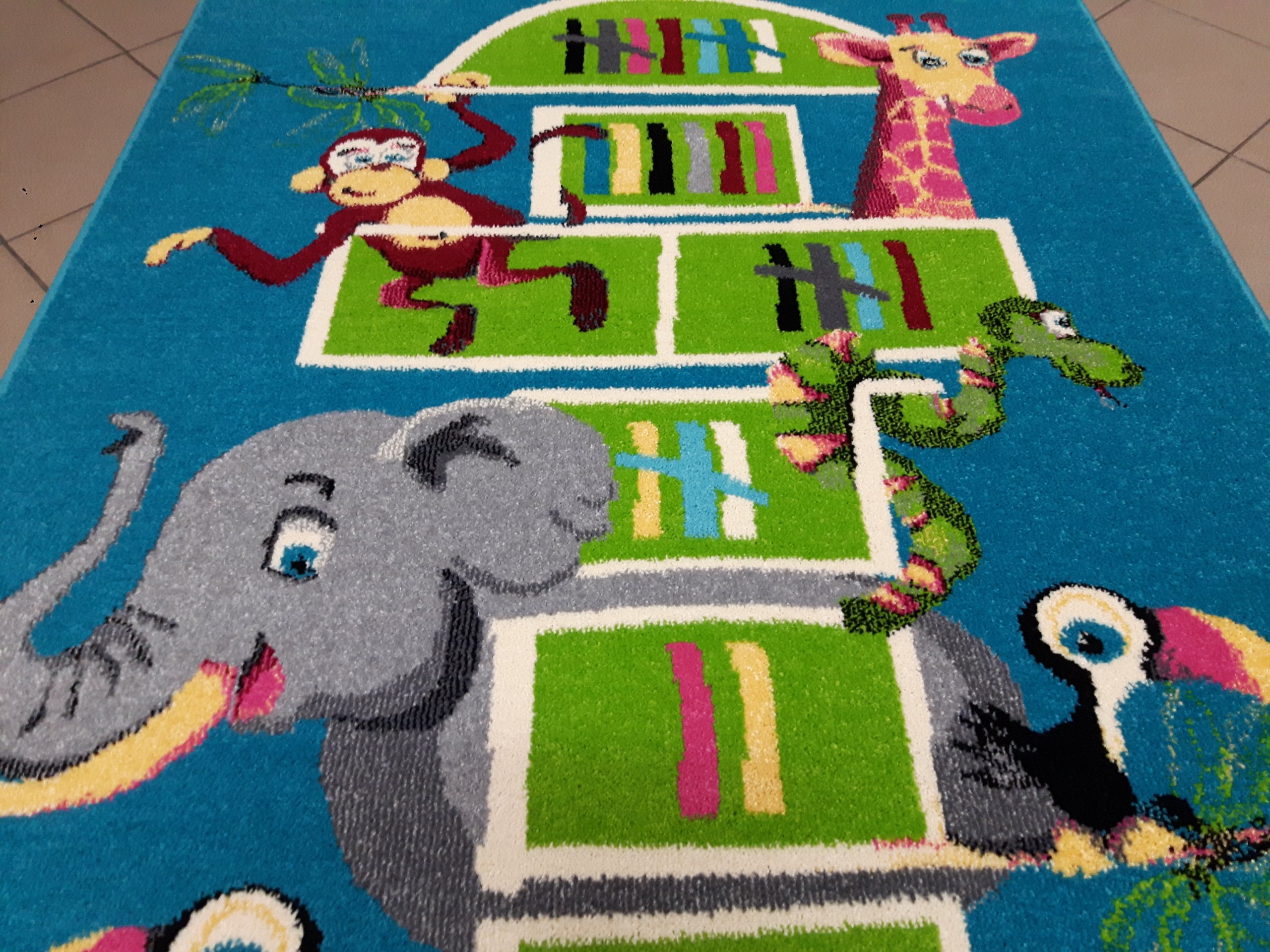 Dywan FUNKY TOP 200x280 TOM szmaragd gra w klasy Długość 280 cm