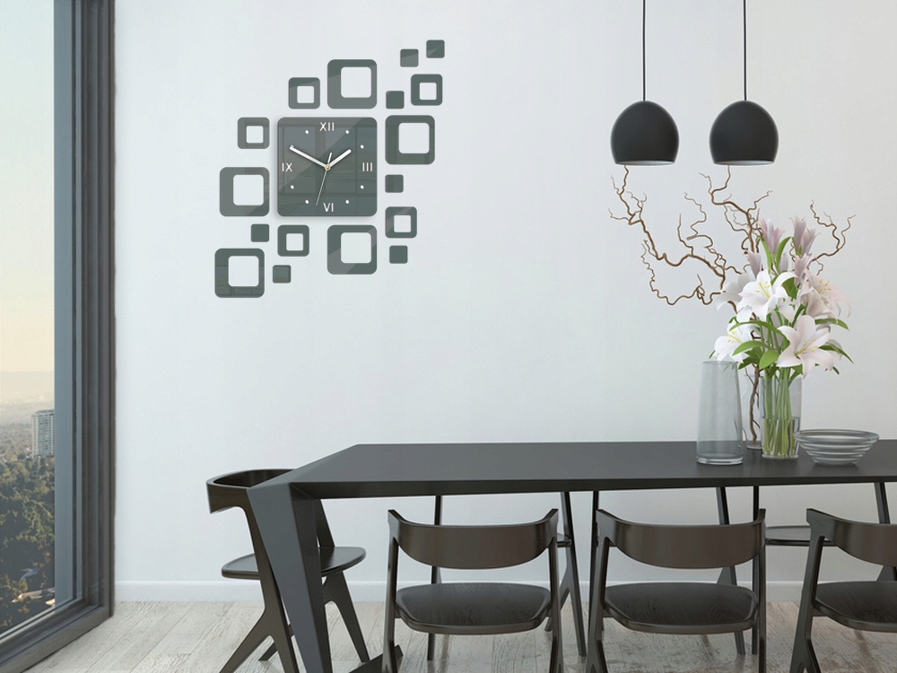 Zegar ścienny ModernClock Rome Szary DIY Marka ModernClock