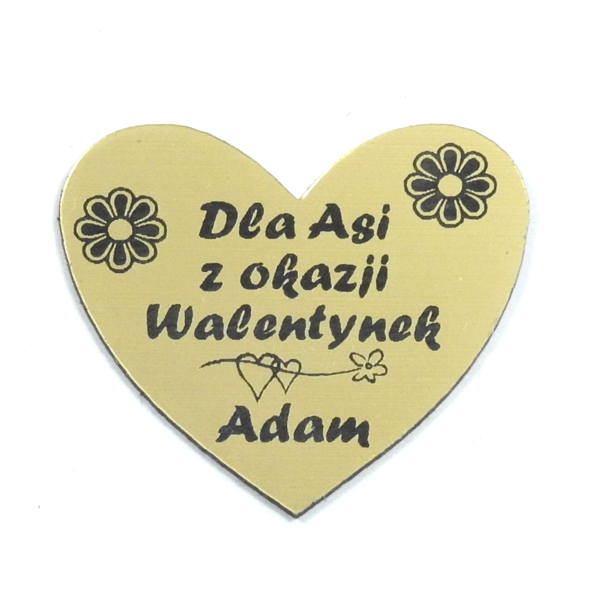 TABLICZKA serduszko na prezent dedykacja GRAWER Marka inny