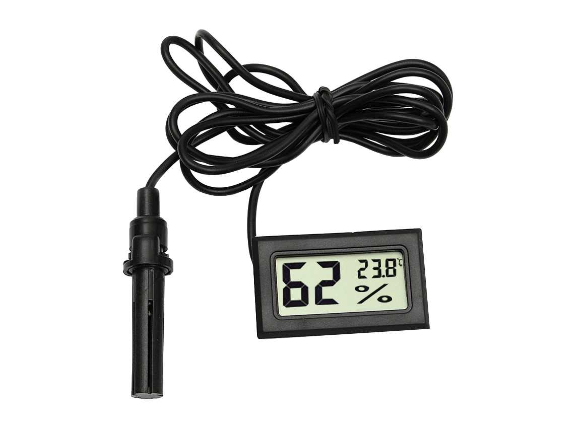 

AA5b Higrometr LCD Termometr Z Sonda Terrarium