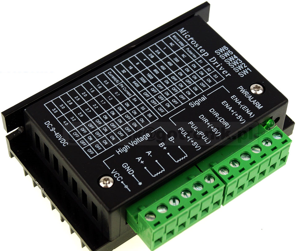

Sterownik silnika krokowego TB6600 4A 9-40V_BTE396
