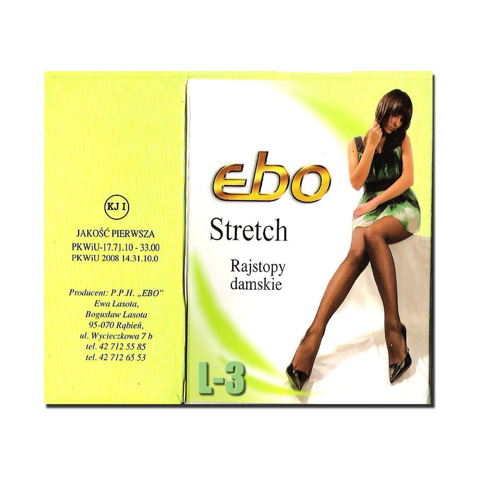 

Ebo Rajstopy Stretch 17 den r.3 cienkie 16 kolorów