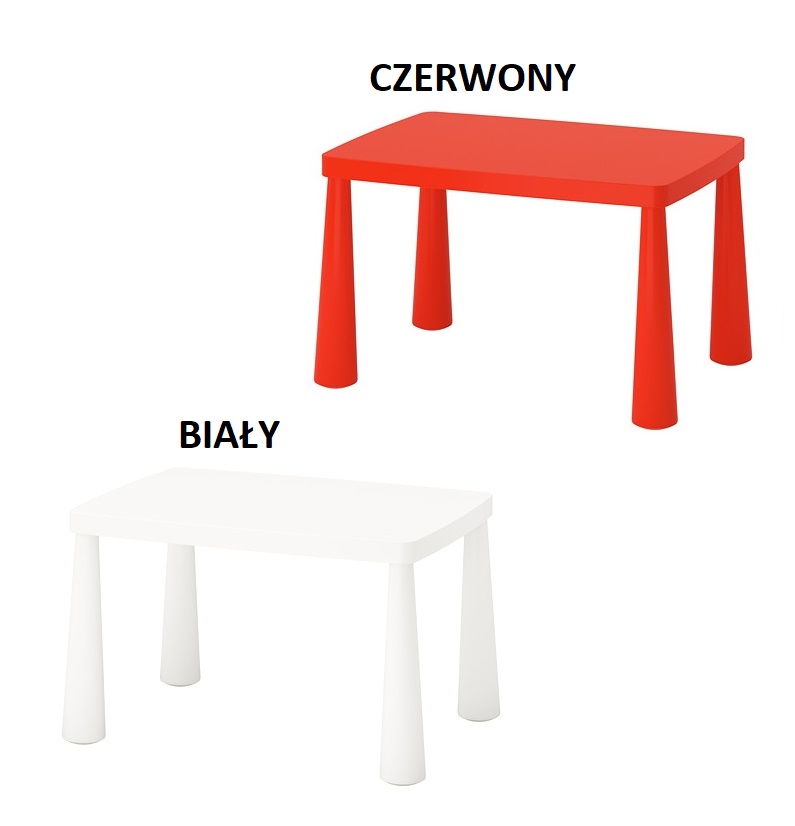 IKEA ZESTAW MAMMUT 3 x krzesełko + stolik KOLORY Kod producenta 50365177