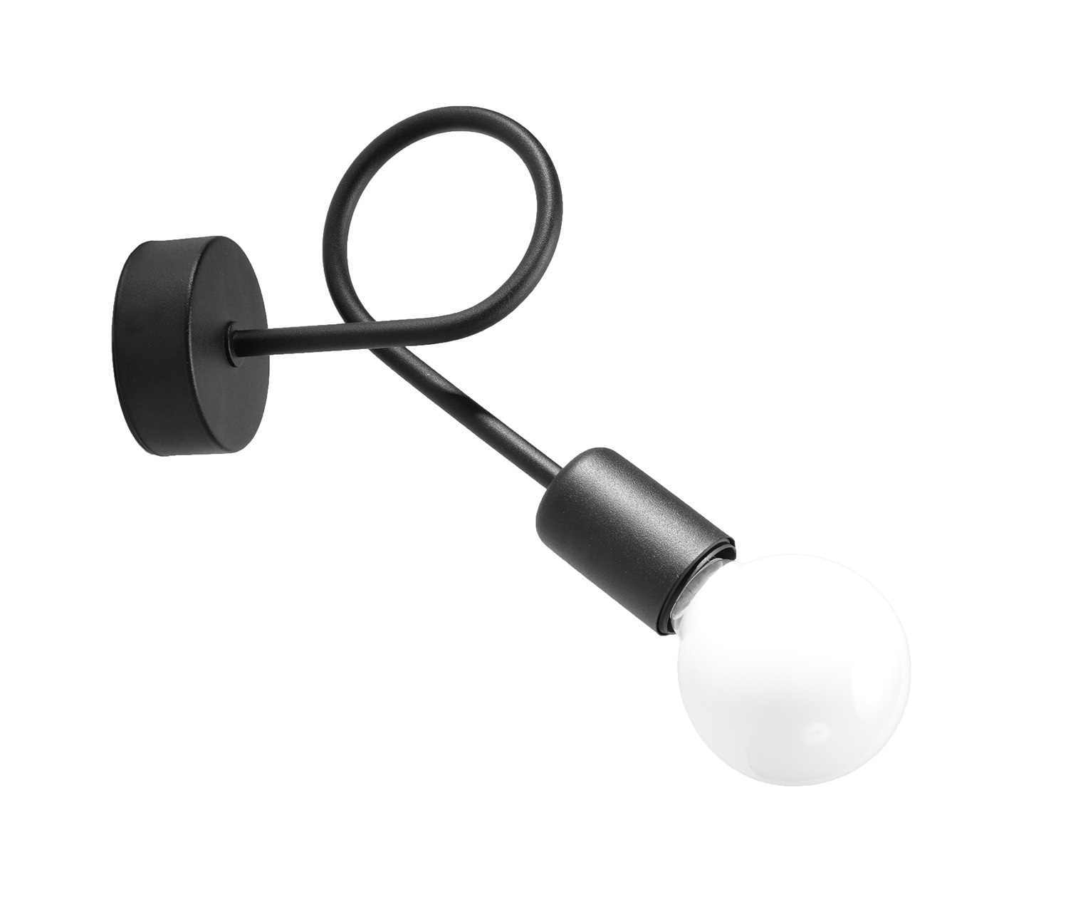 

Dziecięca Lampa Kinkiet Ścienny Edi Czarny