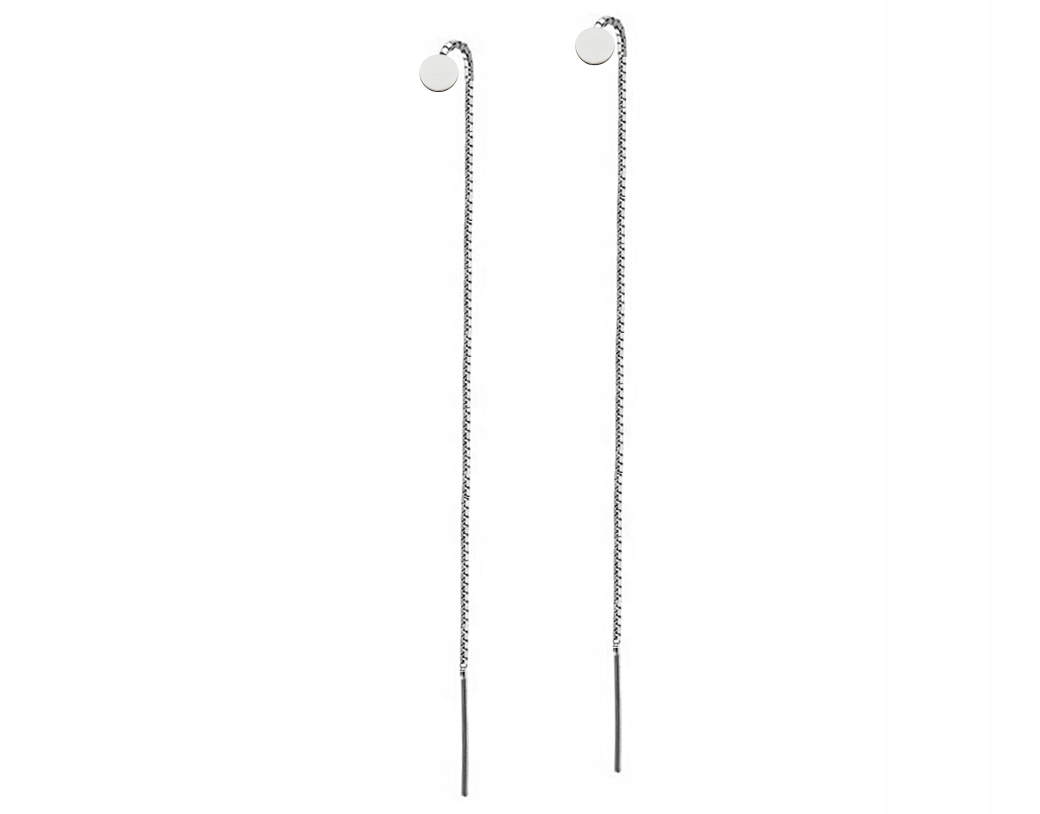 

Kolczyki Przekładane Celebrytki Długie 15CM 925