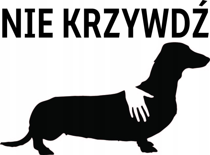 

Naklejki na auto samochód Nie Krzywdź 12cm