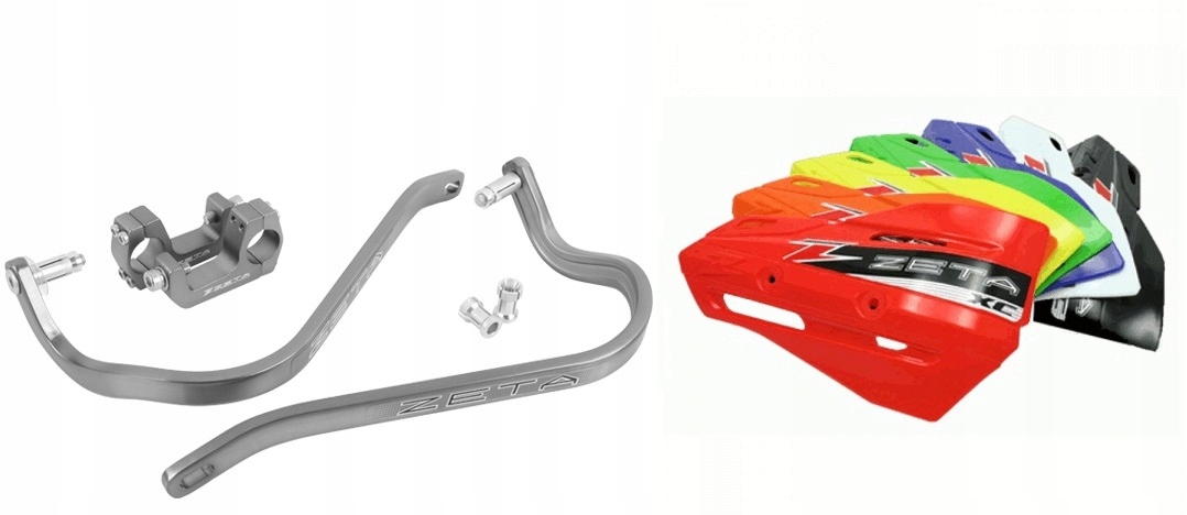 

Zeta Handbary osłony dłoni tytanowe U-clamp Ktm