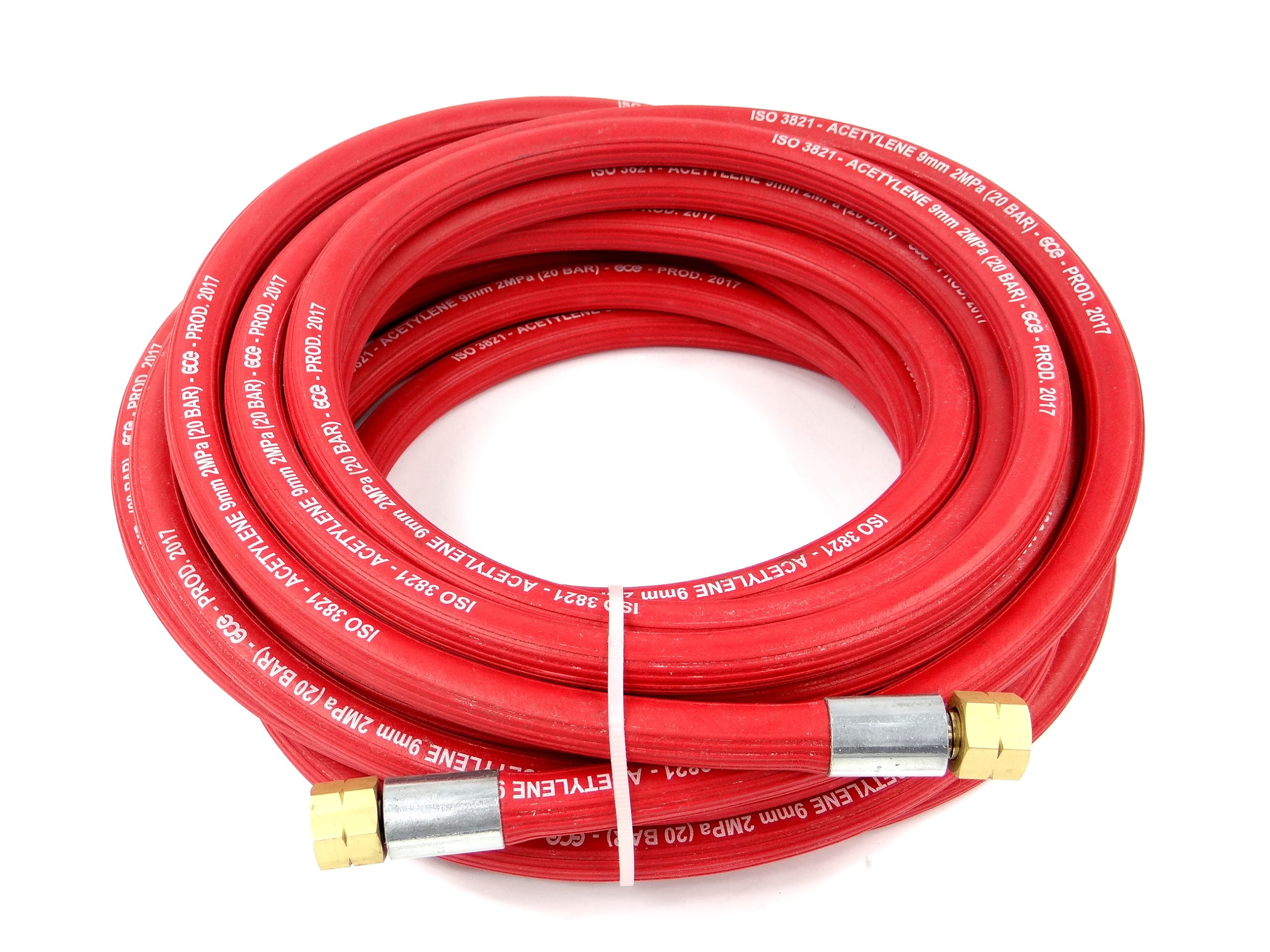 Gumová hadice pro acetylenový hořák Reduktor 9 mm 15 m