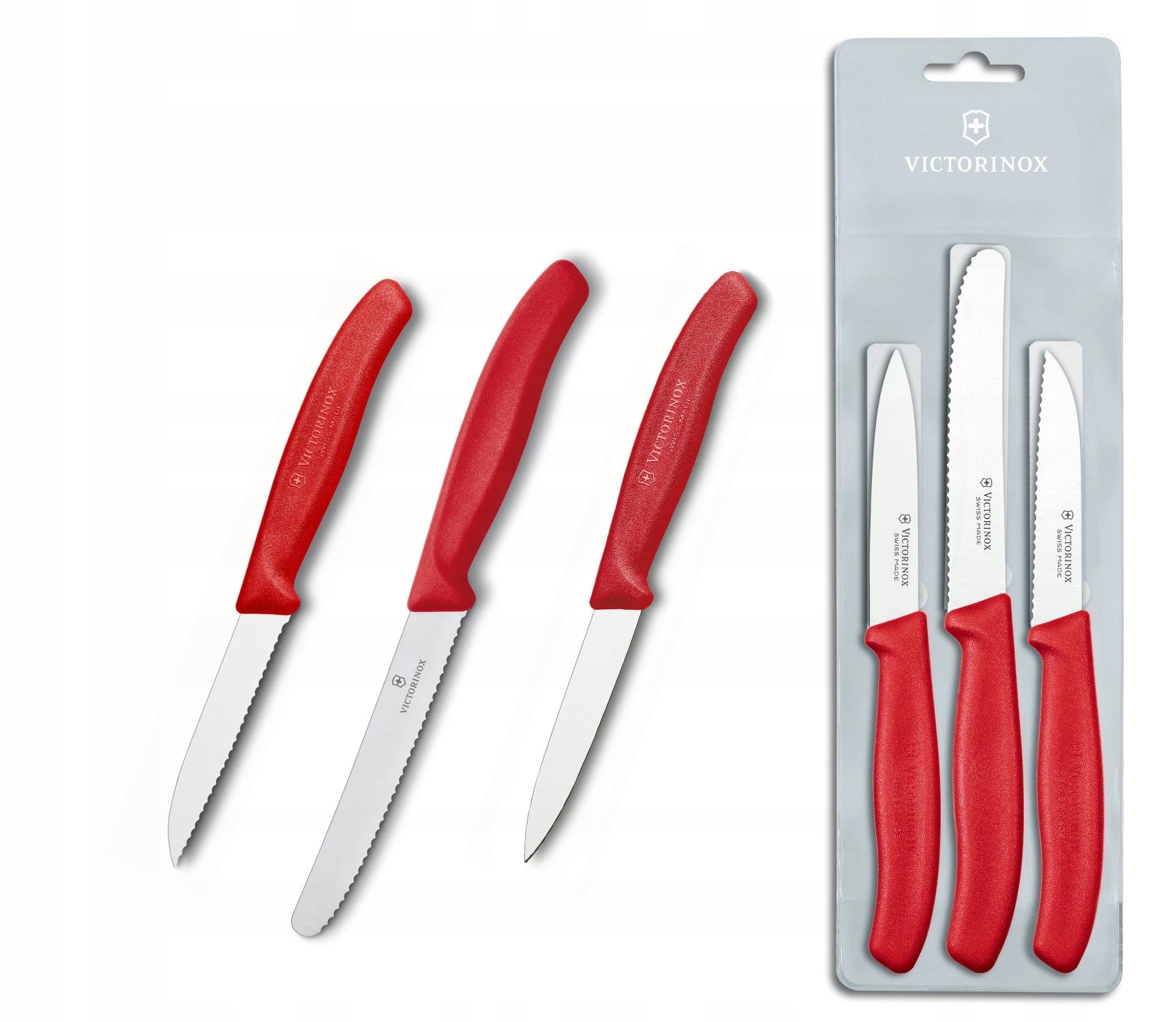 

Zestaw 3 noży kuchennych 6.7111.3 Red Victorinox