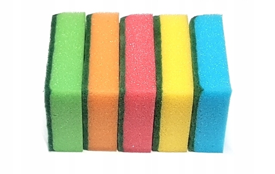 

Gąbka Do Mycia Naczyń Myjka Kuchenna XXL 5 Sztuk!
