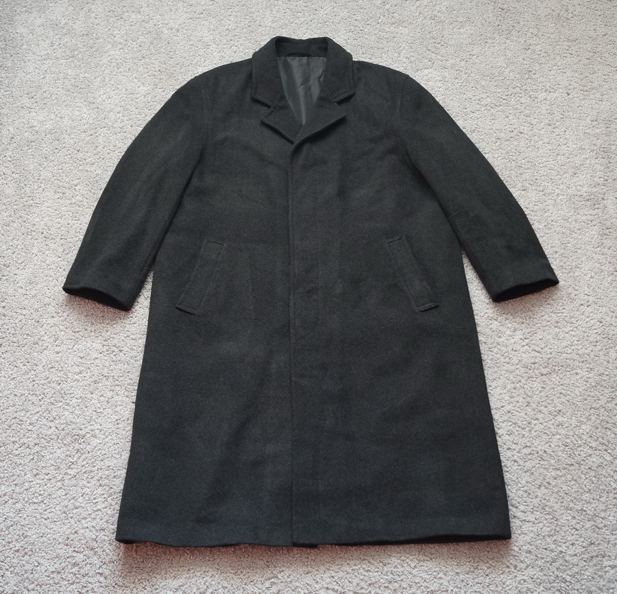 CANDA __ MĘSKI PŁASZCZ WEŁNA __ R. 4XL Marka C&A