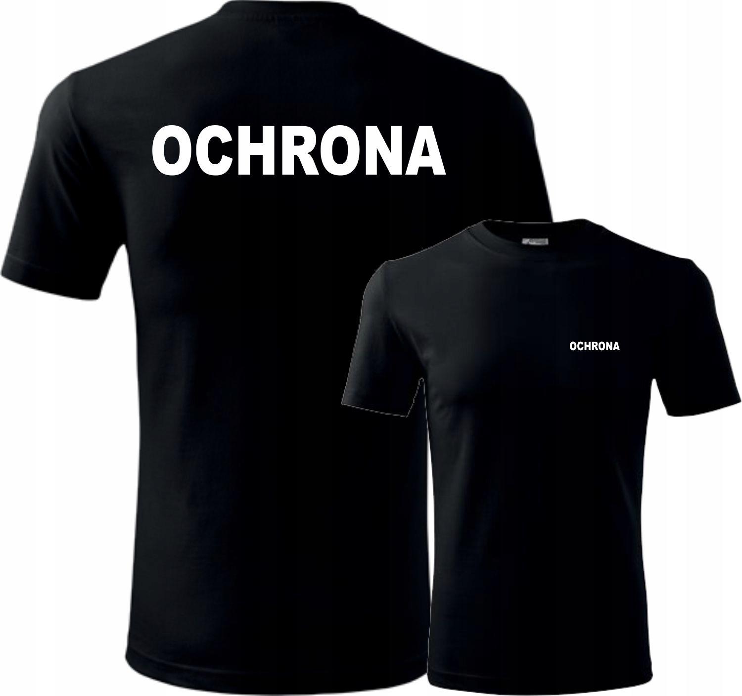 

Koszulki męska z nadrukiem Ochrona T-shirt r. M