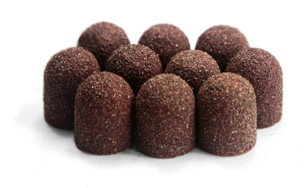 

10x Kapturek ścierny 13mm #80 frezy pedicure