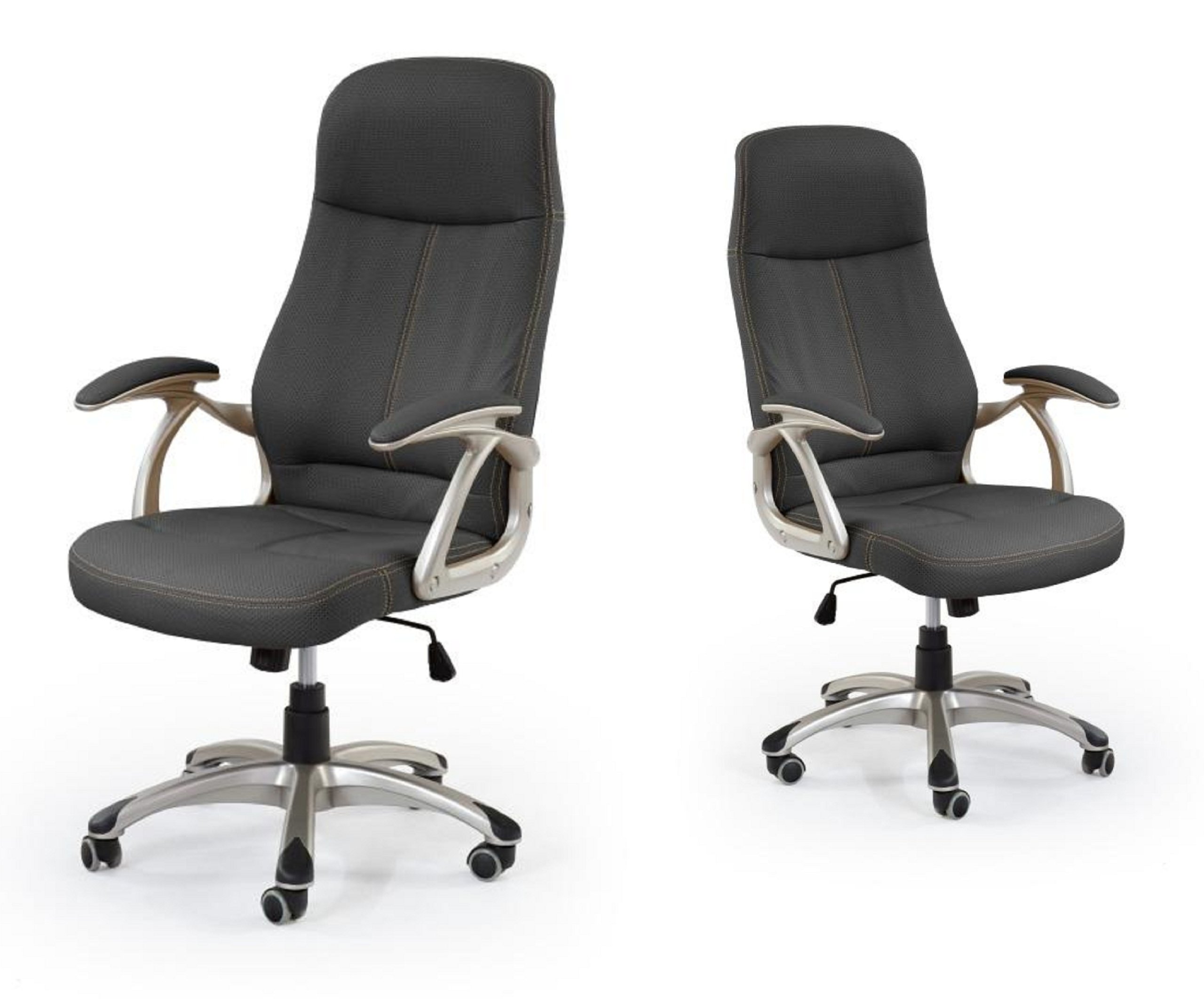 Fotel biurowy Edison czarny krzesło obrotowe tilt