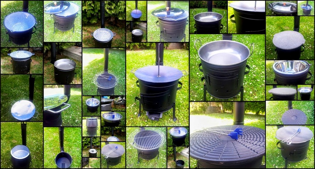 KUCHNIA POLOWA + KOCIOŁEK POKRYWKA 20L FI 42CM Kod producenta 00