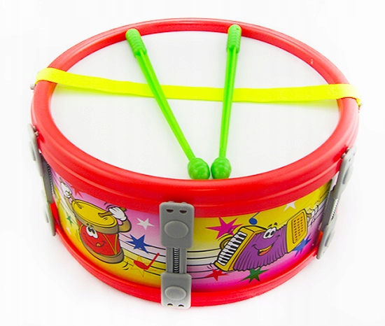 

Bębenek Duży Zabawka Muzyczna -średnica 23 CM