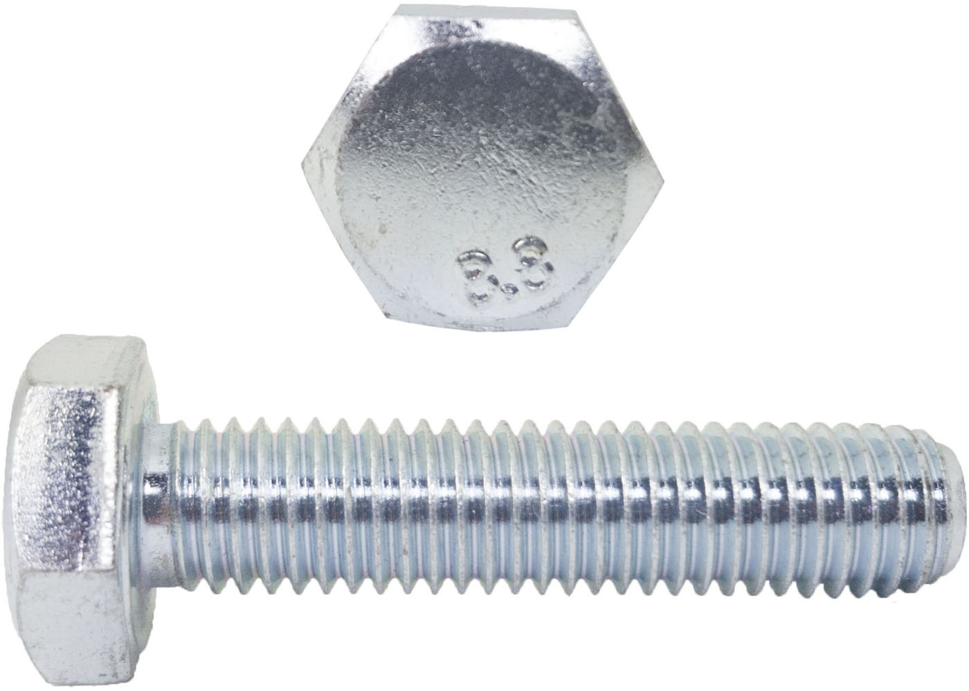 

M10x45 Śruby łeb 6-kątny 8.8 ocynk Din 933 5szt.