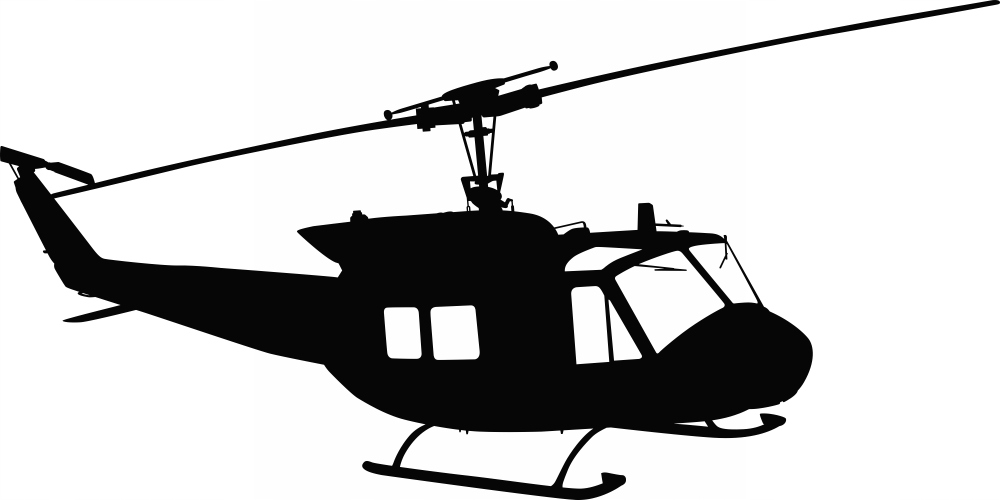 

Naklejka na ścianę Helikopter 100 x 50 cm