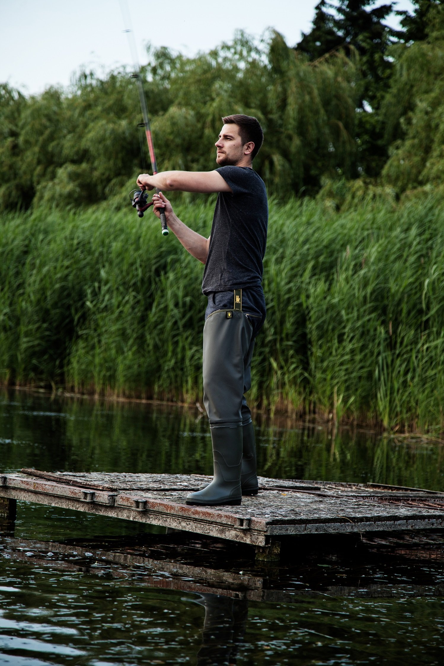 Wodery Buty Wędkarskie Do Pachwin Standard Pros Rozmiar 43