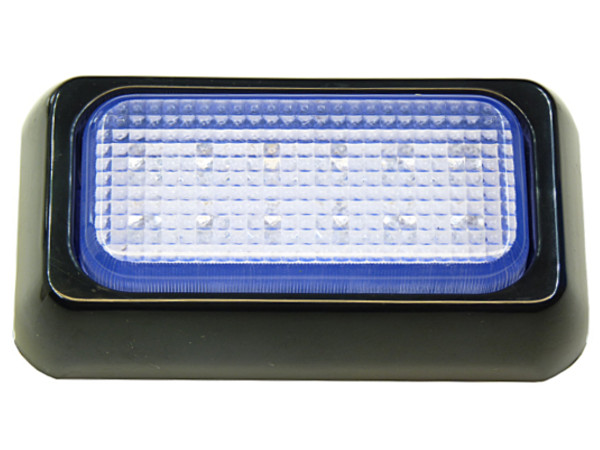 

Lampa 12 Led S.Flux 10x6 cm niebieska 12v 24v