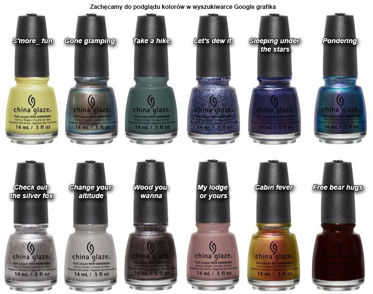 CHINA GLAZE LAKIER DO PAZNOKCI RÓŻNE KOLORY 14ML Produkt nie zawiera DBP formaldehydu toluenu