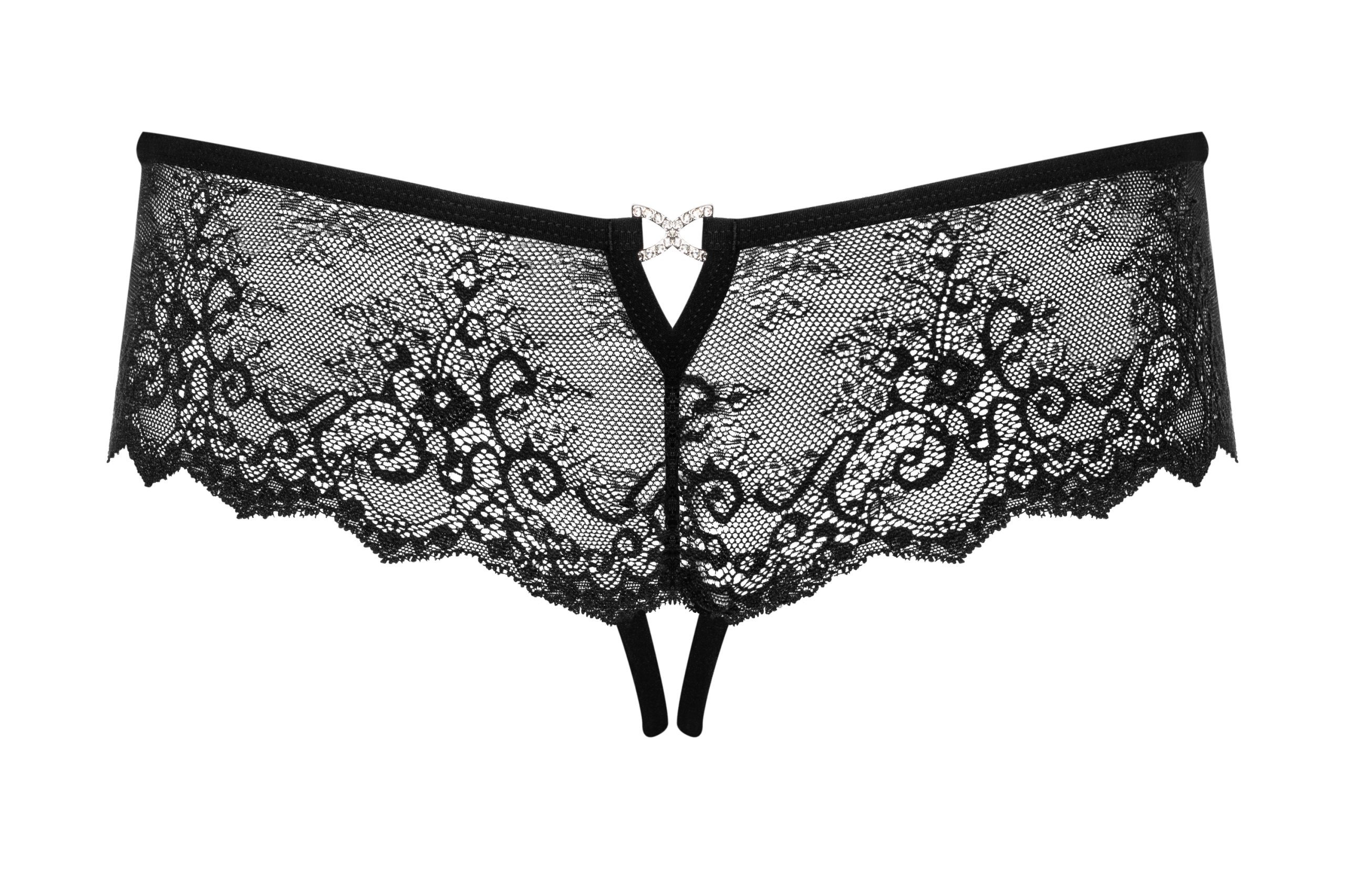 Открытые трусики сексуальные трусики с дырочкой L / XL Merossa набор нет