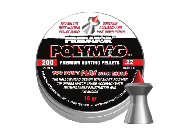 Śrut Diabolo 5,50 mm Jsb Polymag Predator 200 szt. Premium Hunting Pellets