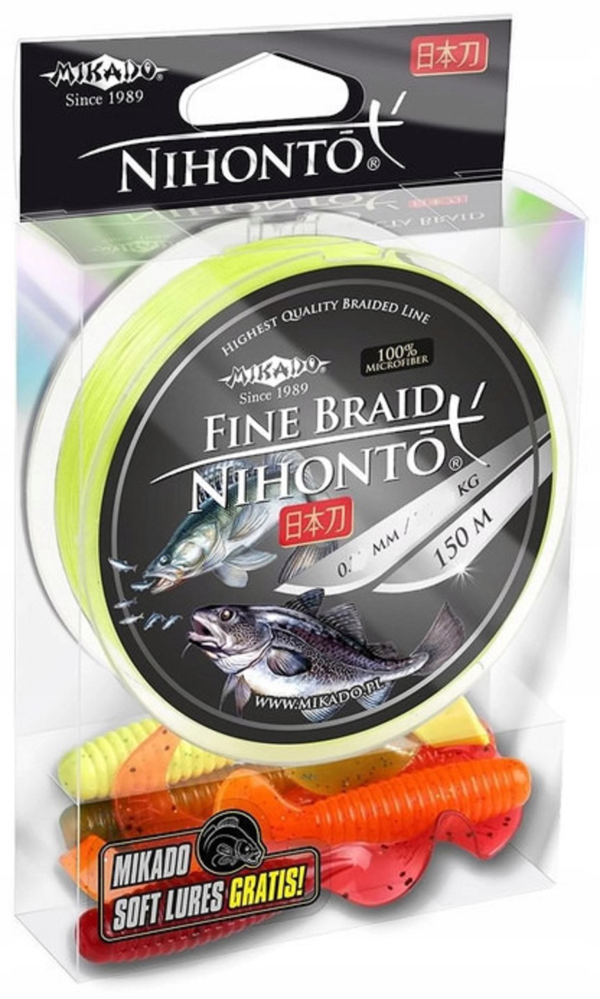 

Plecionka Mikado Nihonto 0,10mm 150m Żółta Fluo