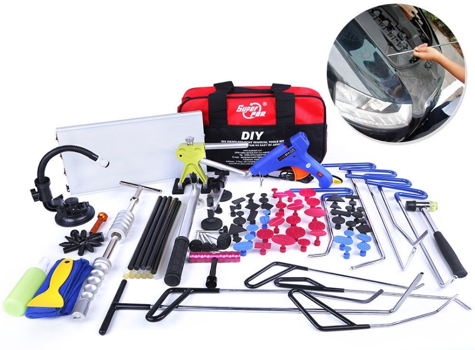 Sada Puller Pdr oprava bez lakovania, odstránenie jamiek na aute