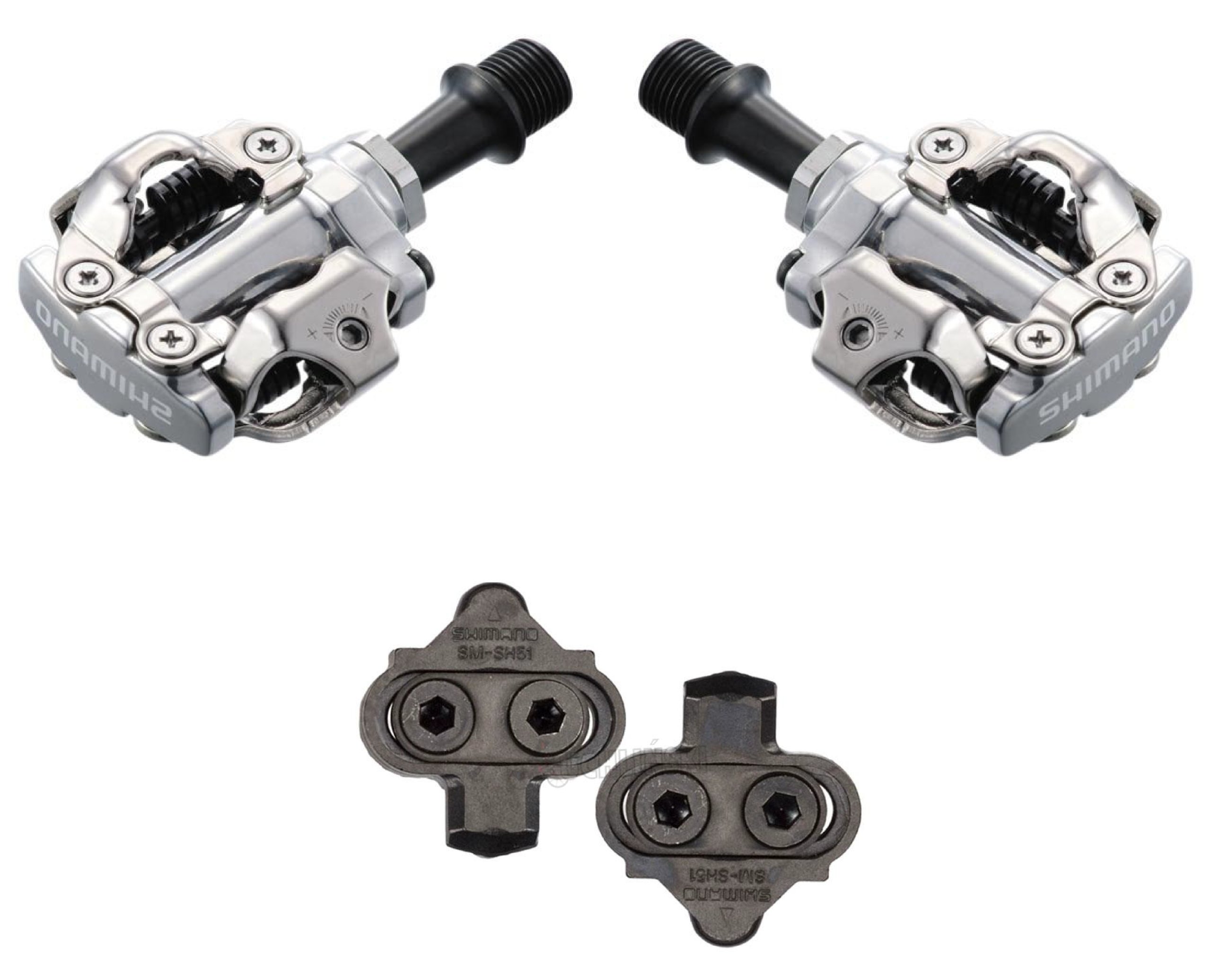 

Pedały Spd Shimano PD-M540 + bloki Slx srebrne