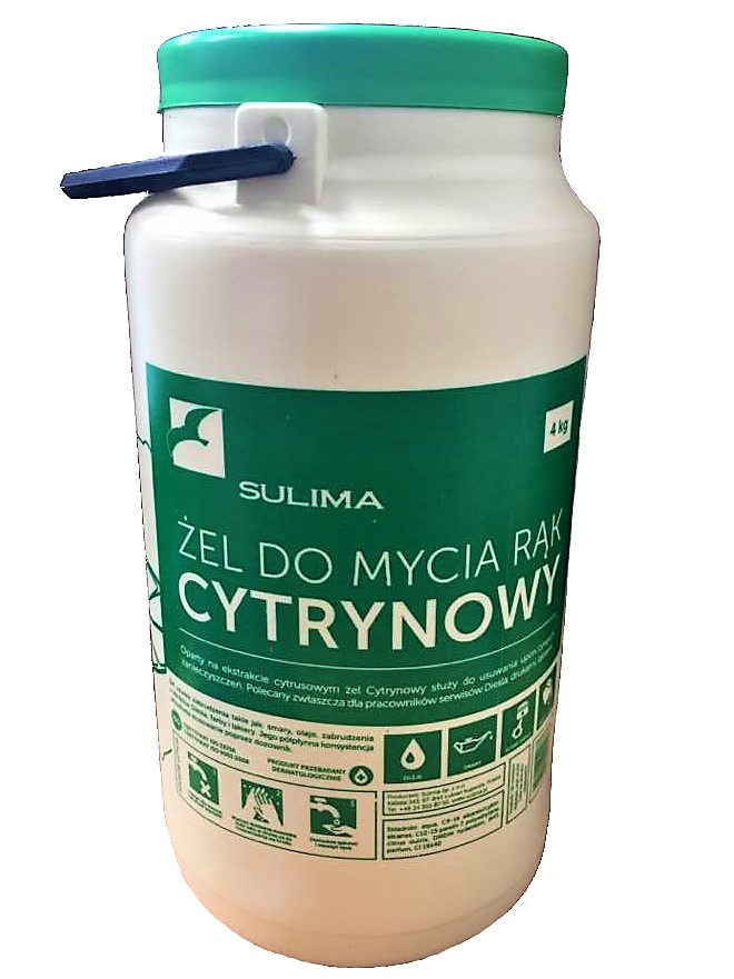 

Sulima Żel Cytrynowy Pasta Do Mycia Rąk 4KG