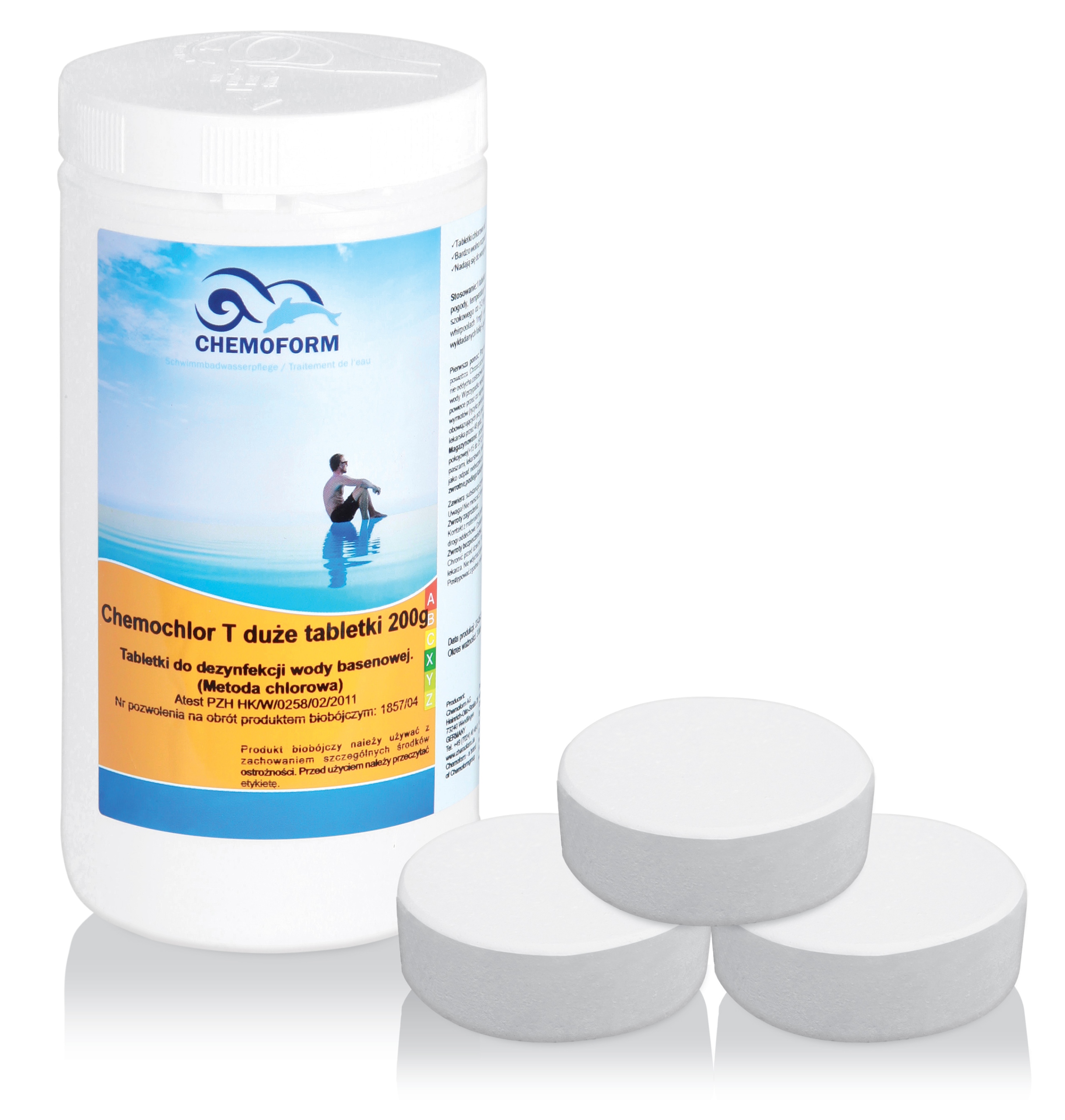 

Chemo Chlor T Tabletki Chlorowe 200g Chemoform 1kg