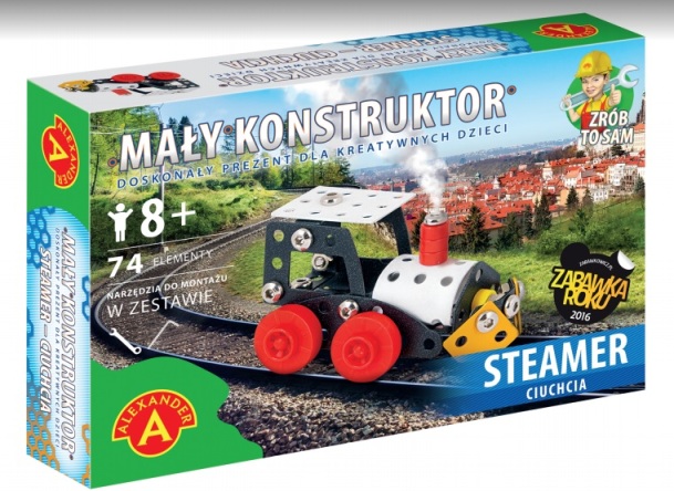

Mały Konstruktor Ciuchcia Steamer Alexander