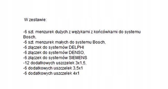 ENERGY TESTER DO WTRYSKIWACZY PALIWA COMMON RAIL Producent code NE00117