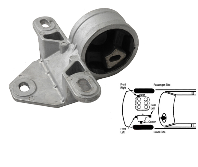 polštář truhly Chrysler Town & Country 01-07