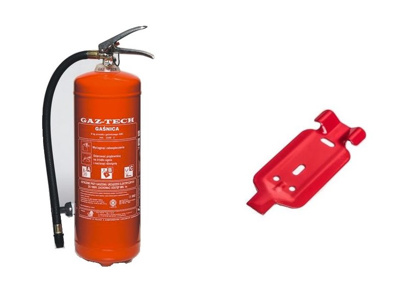 Gaśnica 6 kg Abc/e Dożywotnia Inox