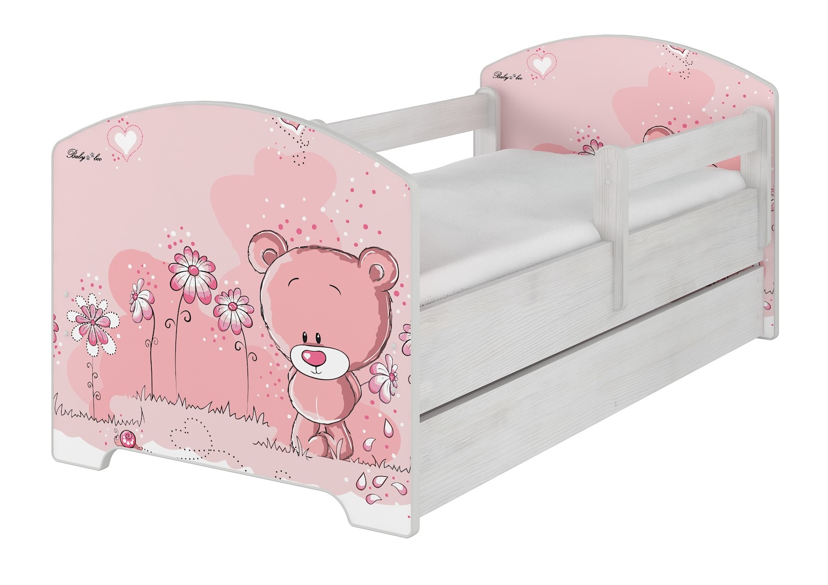 Łóżko dziecięce z szufladą OSKAR BABY BOO 160x80 Kod producenta 5903707846320