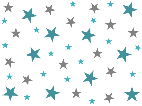 GWIAZDKI naklejki z folii różne wzory i kolory ! Waga (z opakowaniem) 1 kg