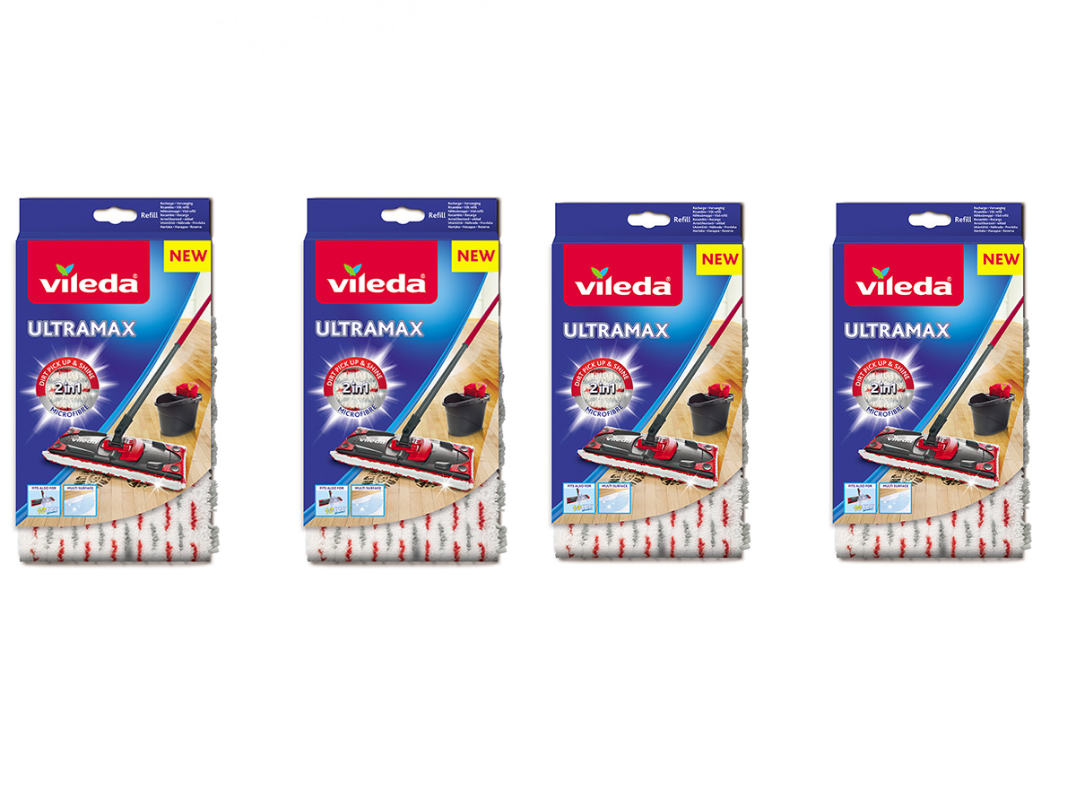 4xVILEDA Vložka Do Mopu Ultramax Ultramat 1,2 Sprej