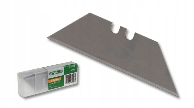 

Ostrze Trapezowe (10szt) dł-60mm Stalco S-17665