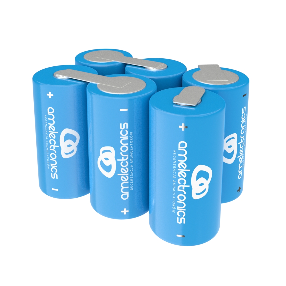 

Pakiet Akumulatorów 6 Ogniw C 7,2V 2500mAh Ni-cd