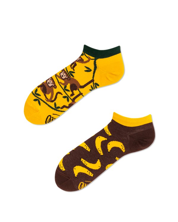 Farebné MANYMORNINGS Monkey Business Členkové Ponožky 35-38