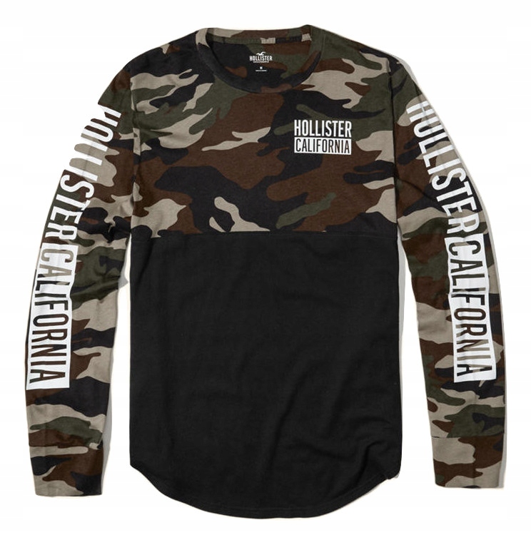 mikina Hollister Abercrombie longsleeve S Maskáčový New