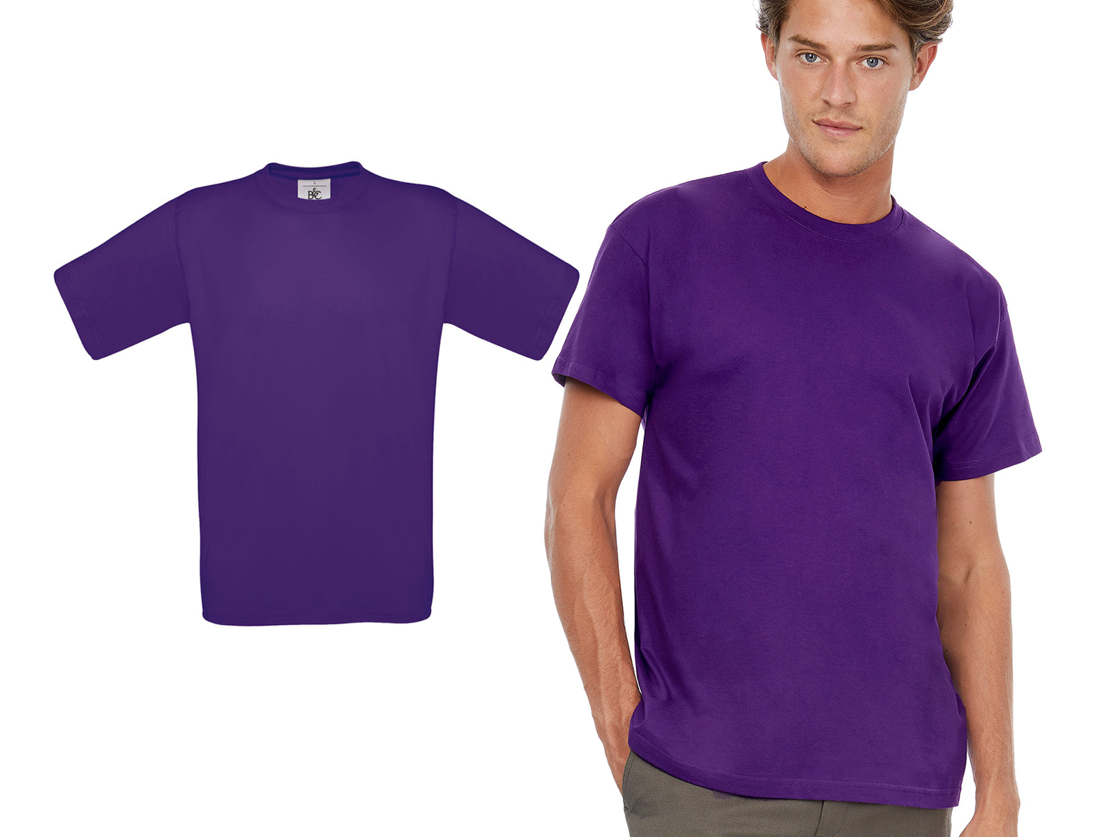 

Koszulka T-shirt B&c EXACT190 - Ring Spun S