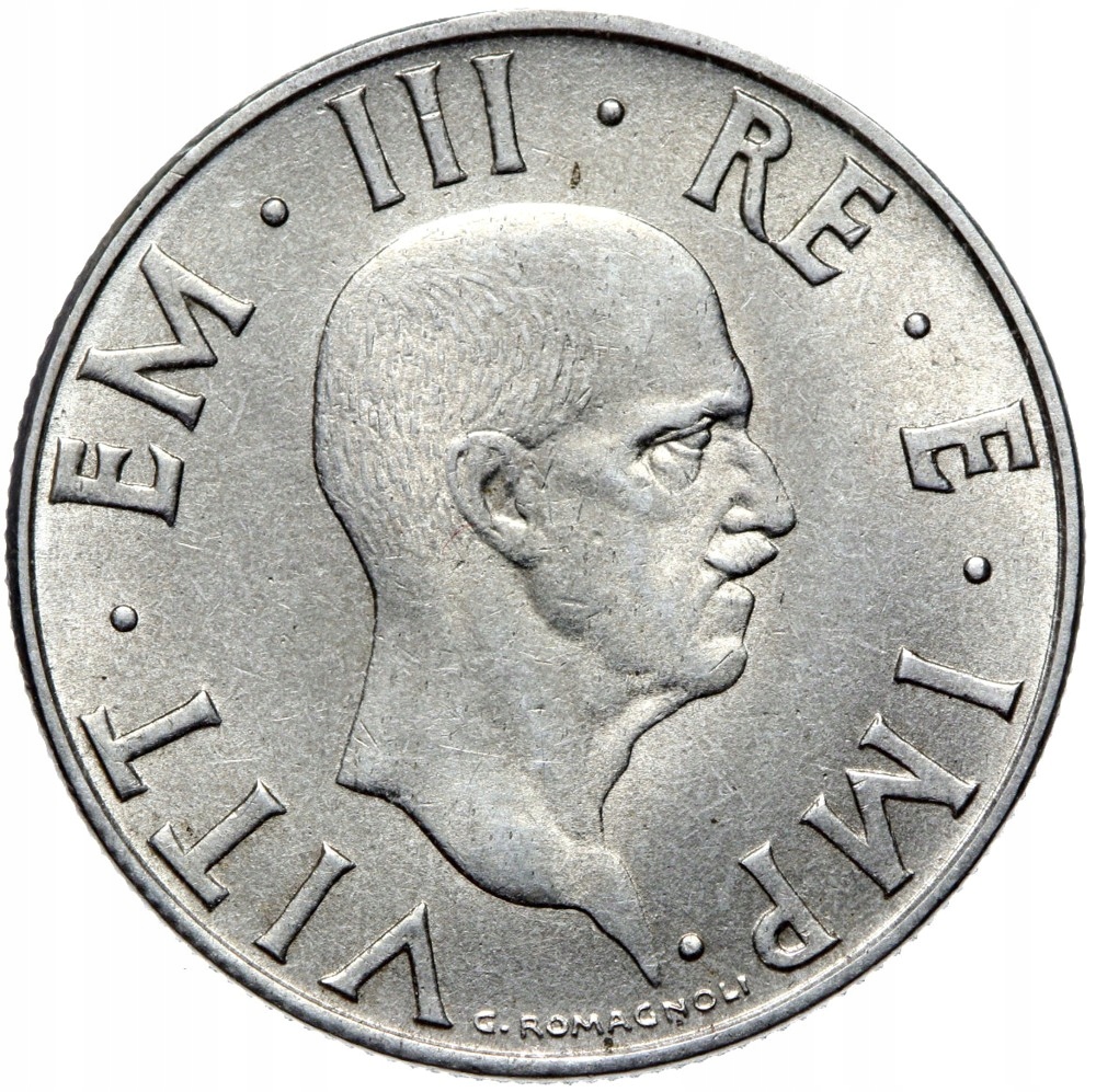 Włochy - Wiktor Emanuel III - moneta - 2 Liry 1940 - XVIII - NIEMAGNETYCZNA